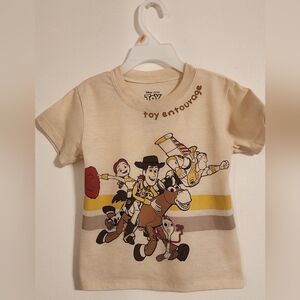 Disney's Pixar Toy Story Graphic T-Shirt for Toddlers Size 2T Color Cream